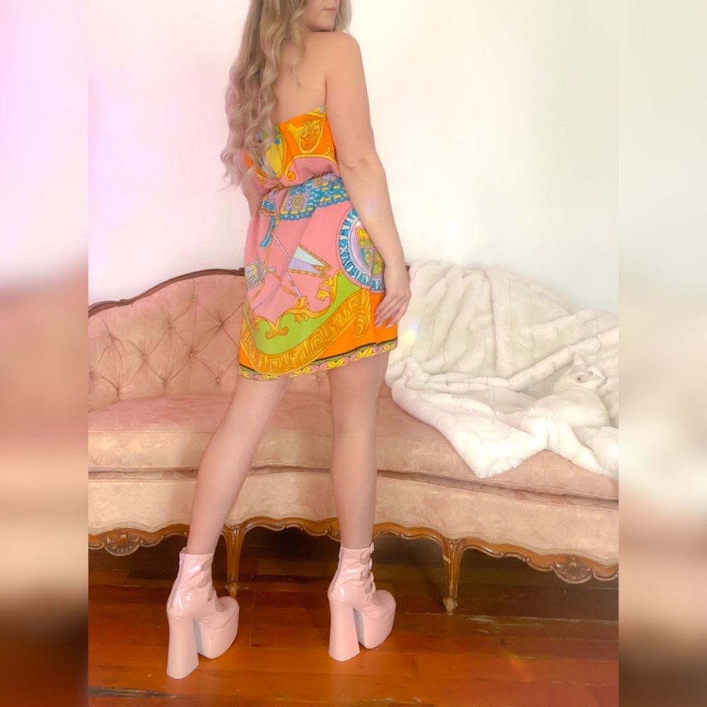 💔SOLD💔 Versace Mami Silk Slip Dress / Skirt - Picture 4 of 4